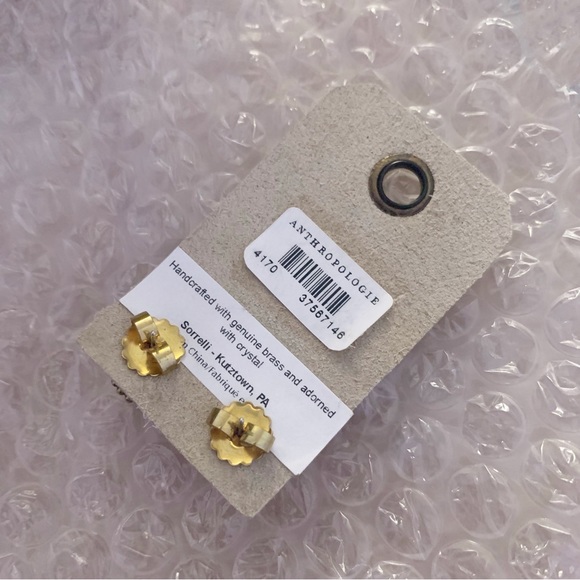 Anthropologie Sorrelli Swarovski Nolia Studs - Picture 5 of 5